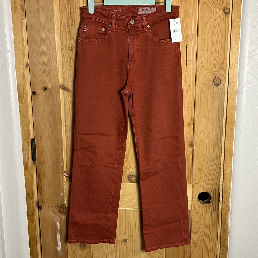 AG JEANS The Rhett high-waisted jeans